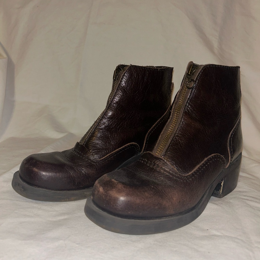 Xappeal Brown Ankle Boots